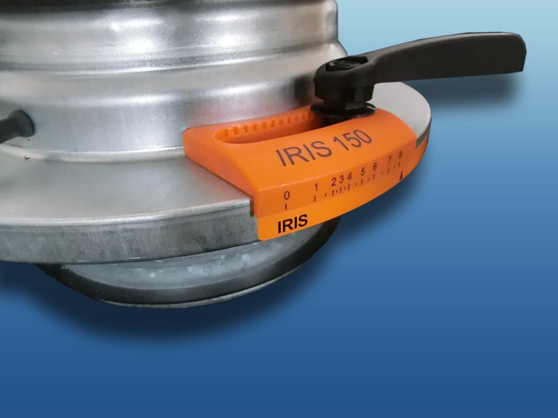 K-TECH-PRO Irisblende mit 2 Messanschlüssen K172001