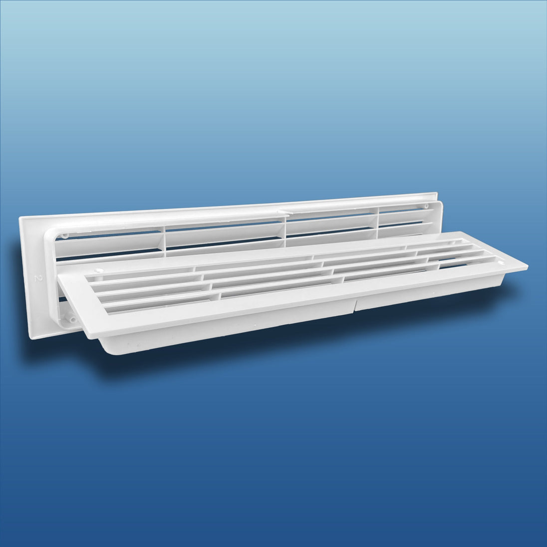 K-TECH-PRO Türlüftungsgitter doppelseitig Serie KE PP 450x91 K174