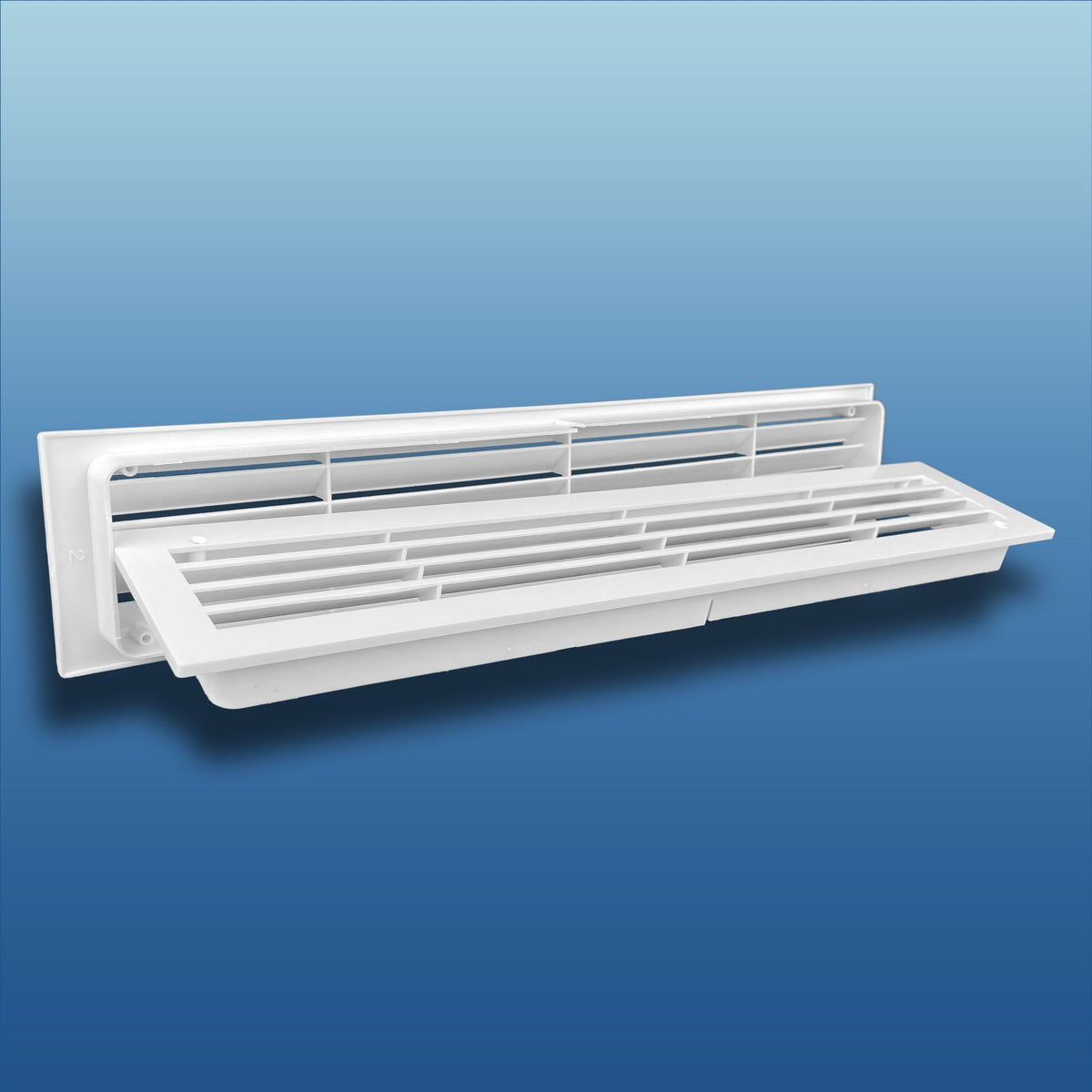 K-TECH-PRO Türlüftungsgitter doppelseitig Serie KE PP 450x91 K174