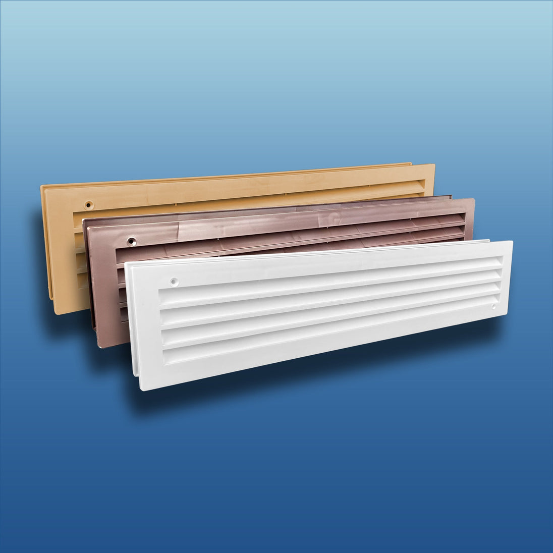 K-TECH-PRO Türlüftungsgitter doppelseitig Serie KE PP 450x91 K174.2
