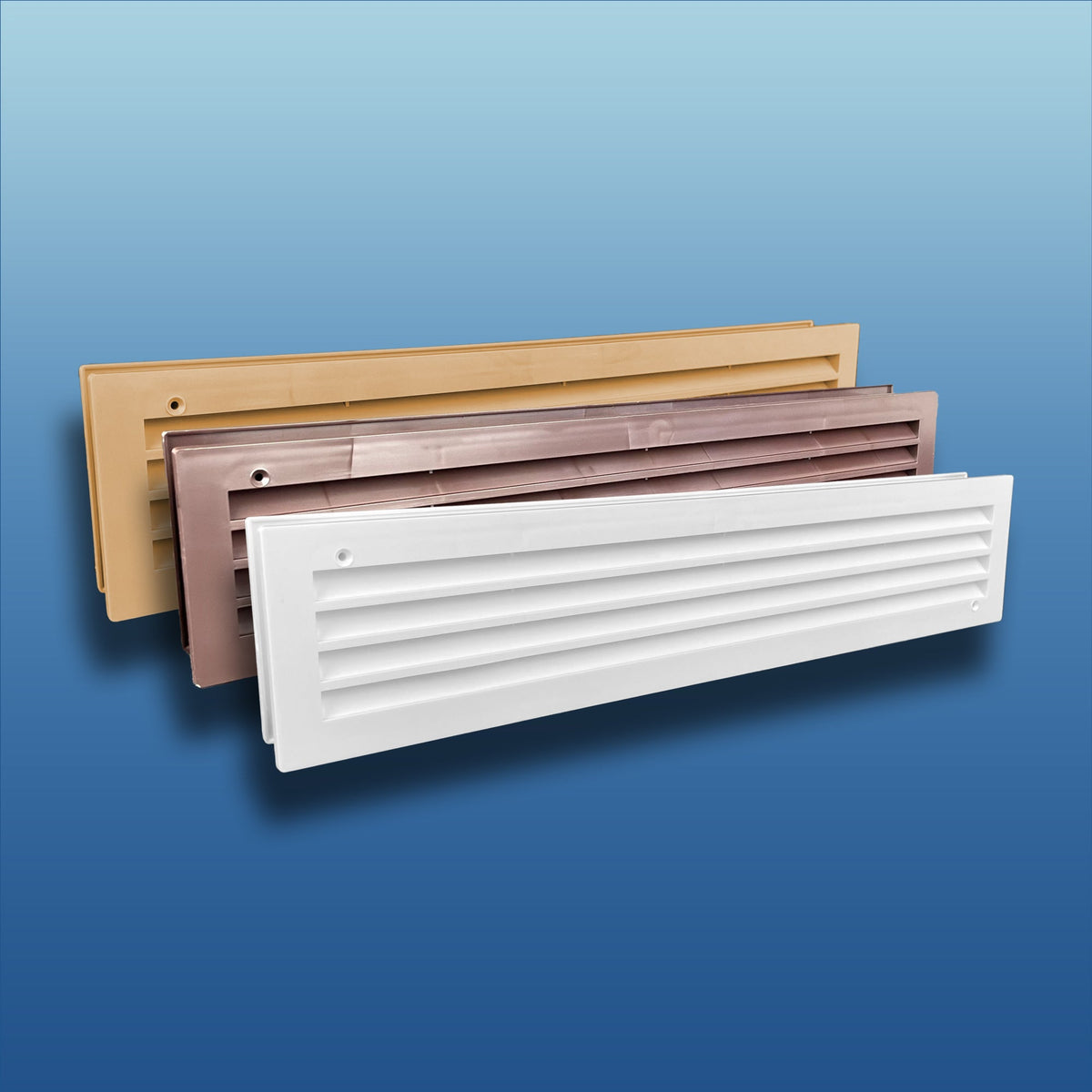 K-TECH-PRO Türlüftungsgitter doppelseitig Serie KE PP 450x91 K174.2