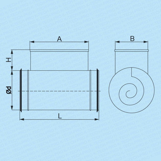 K-TECH-PRO Elektrolufterhitzer HDE K176