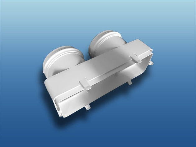 K-TECH-PRO Adapterhülse für 125er Flachkanalsystem K202501