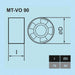 MMotors Rohreinschubventilator Serie MT-VO 90mm K210