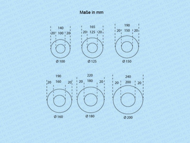 K-TECH-PRO Isoliertes Rohr ISO20A K210101