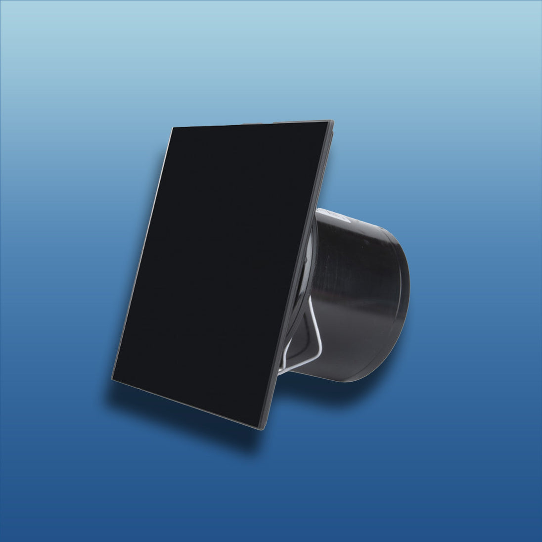 MMotors WC & Badlüfter MMP Glas schwarz glänzend Ø 100 K223.1