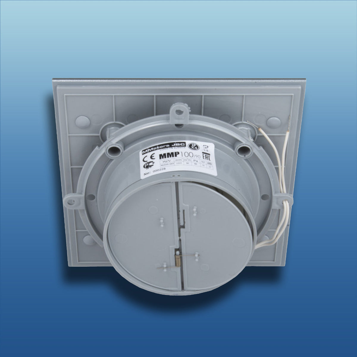 MMotors WC & Badlüfter MMP Glas INOX Ø 100 K235.1