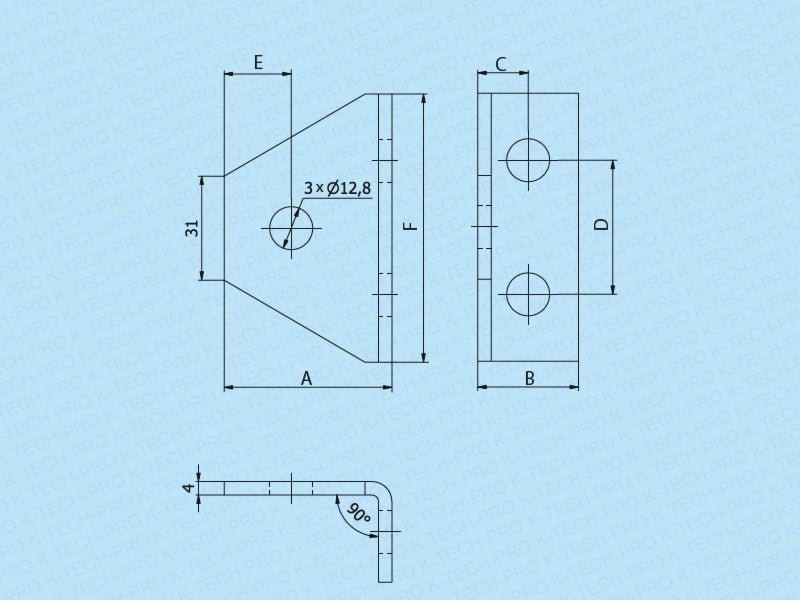K-TECH-PRO Stützwinkel A S30 K240601