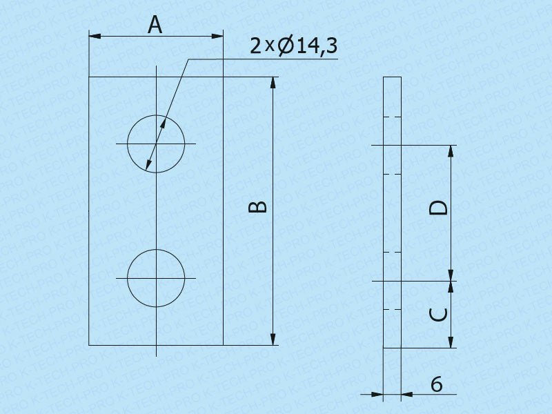 K-TECH-PRO Schienenverbinder S41 K241701