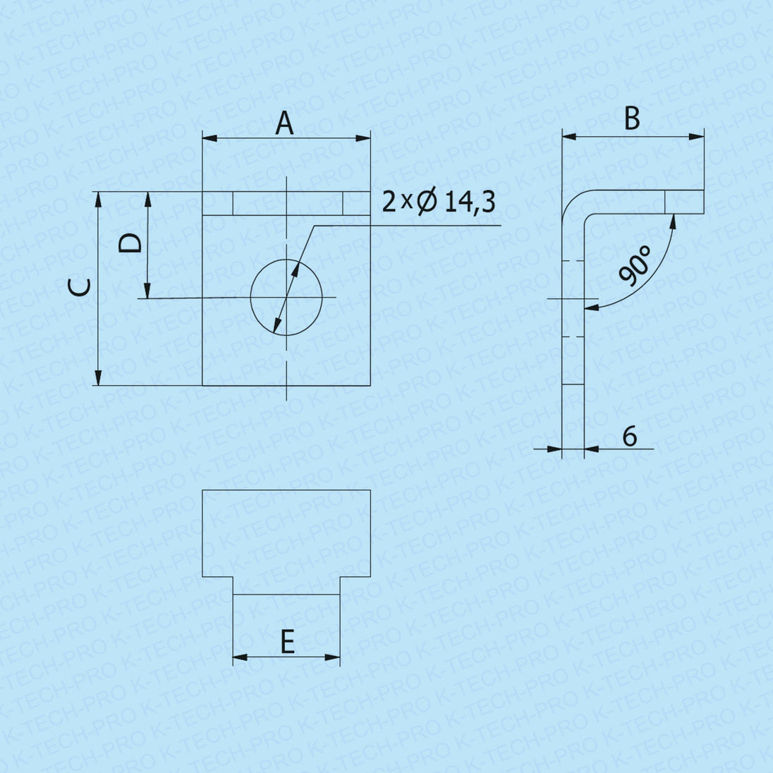 K-TECH-PRO Trägerklemme S41 K242401