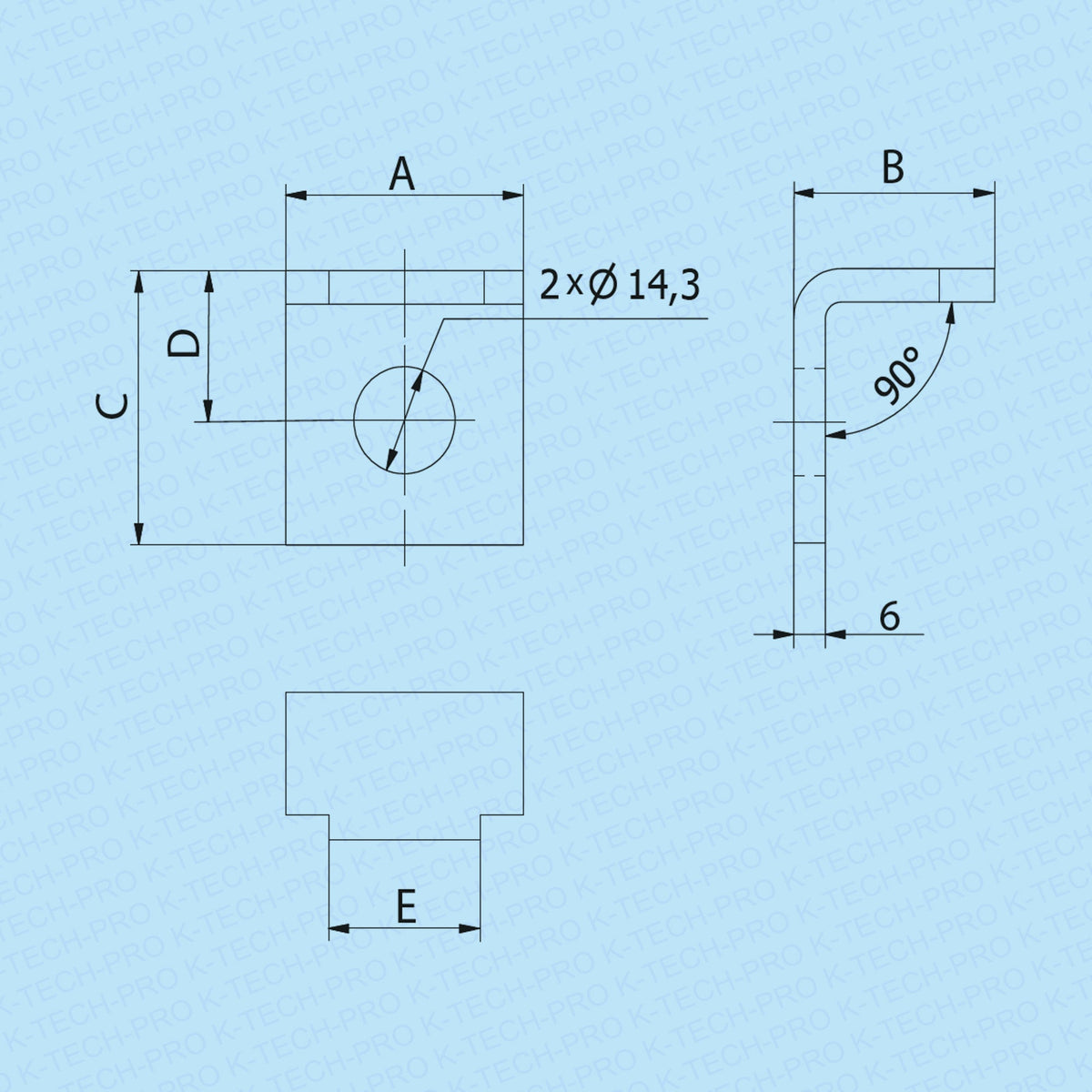 K-TECH-PRO Trägerklemme S41 K242401