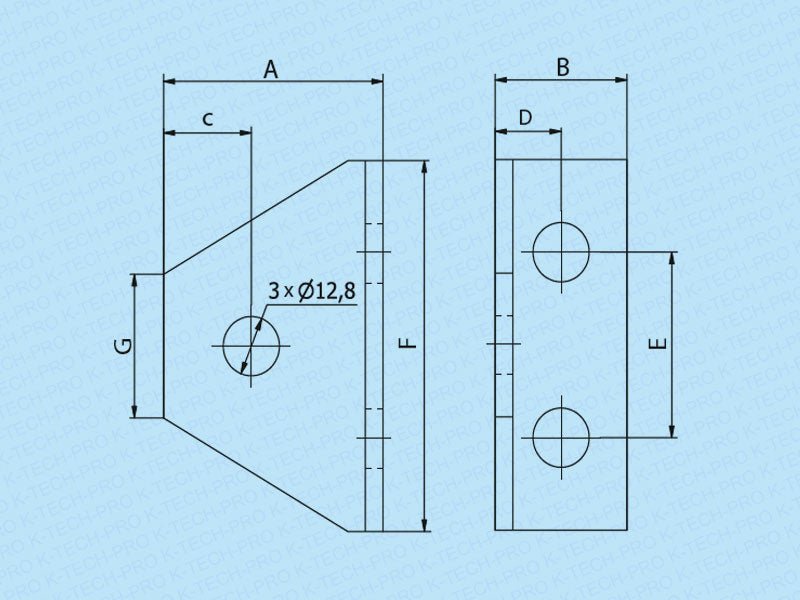 K-TECH-PRO Stützwinkel A S41 K242601