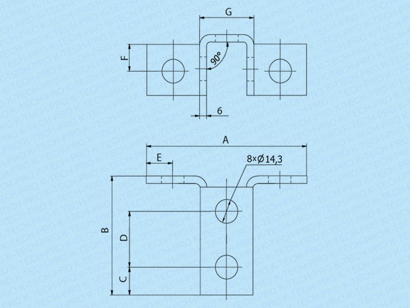 K-TECH-PRO Flügelhalterung S41 K243501