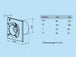 K-TECH-PRO Wandventilator Exklusiv Vario Abverkaufs-Set 5 - Ø125 Standard K254