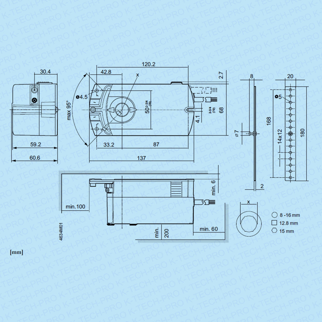 REGIN REGIN Klappenstellantrieb RDAS 10 Nm K257