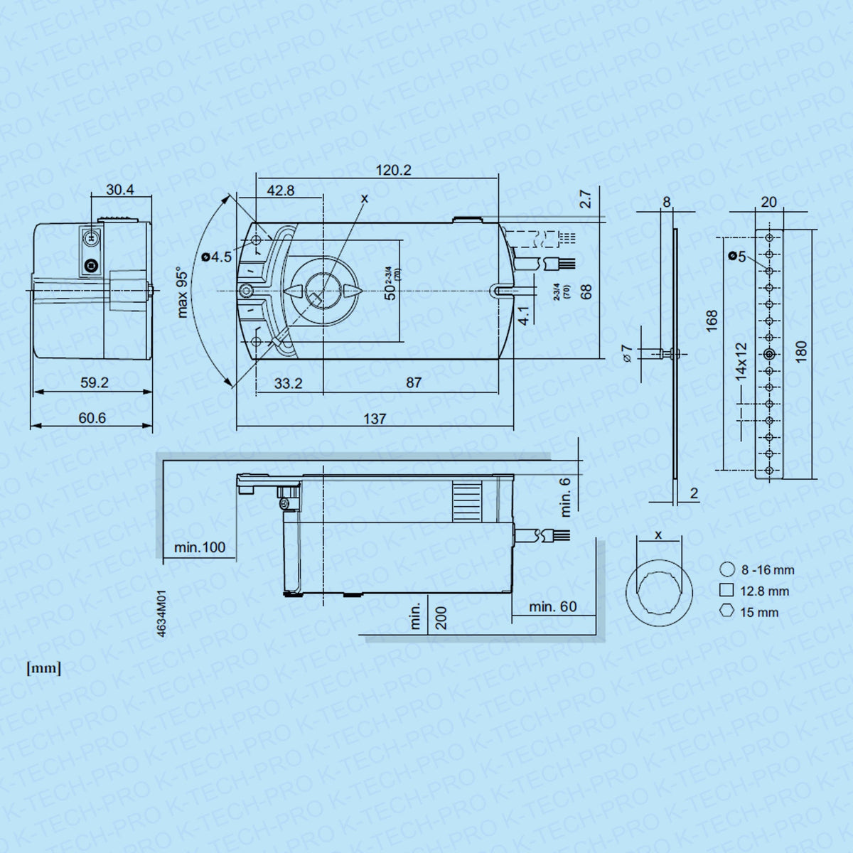 REGIN REGIN Klappenstellantrieb RDAS 10 Nm K257