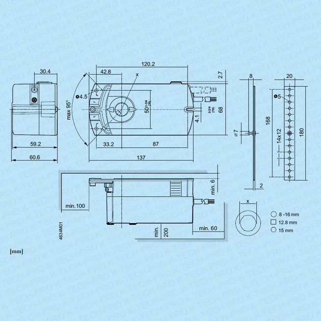REGIN REGIN Klappenstellantrieb RDAS 10 Nm K257
