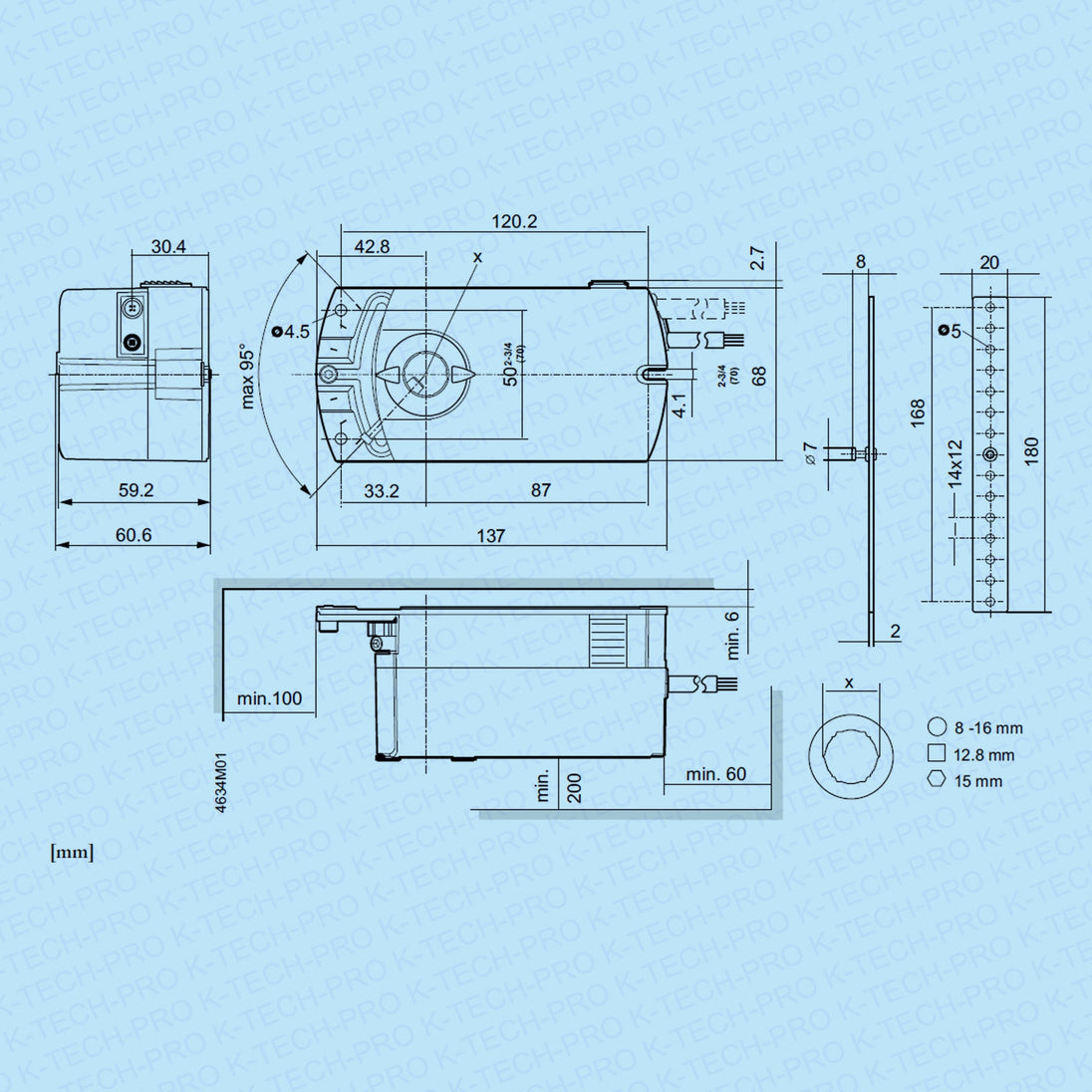 REGIN REGIN Klappenstellantrieb RDAS 5 Nm K262