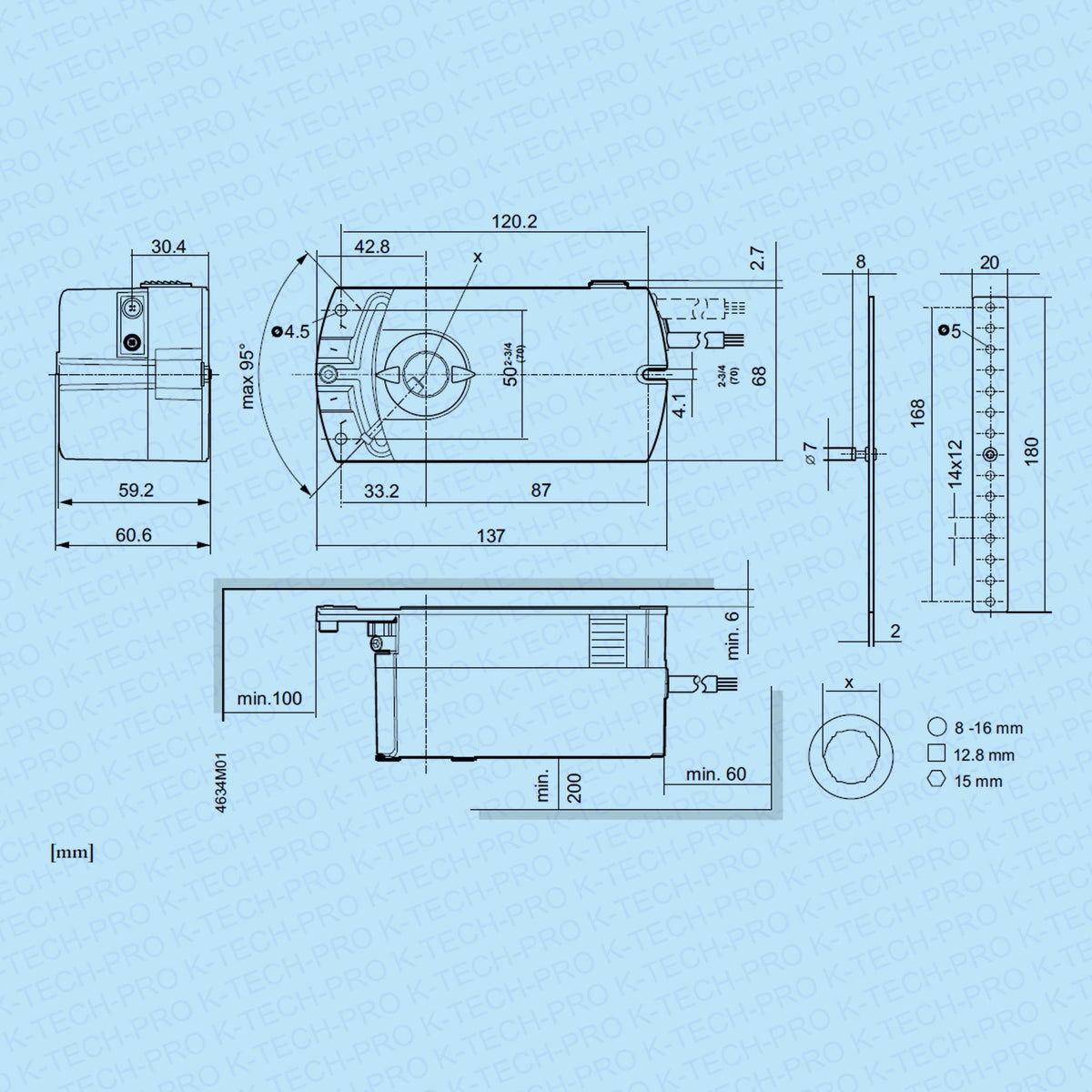 REGIN REGIN Klappenstellantrieb RDAS 5 Nm K262