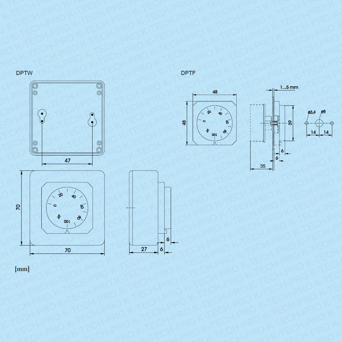REGIN REGIN Positionsgeber für 0-10V Stellantriebe K270.1