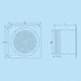 Europlast Niederdruck-Ventilator ZSMK mit Rohranschluss K302