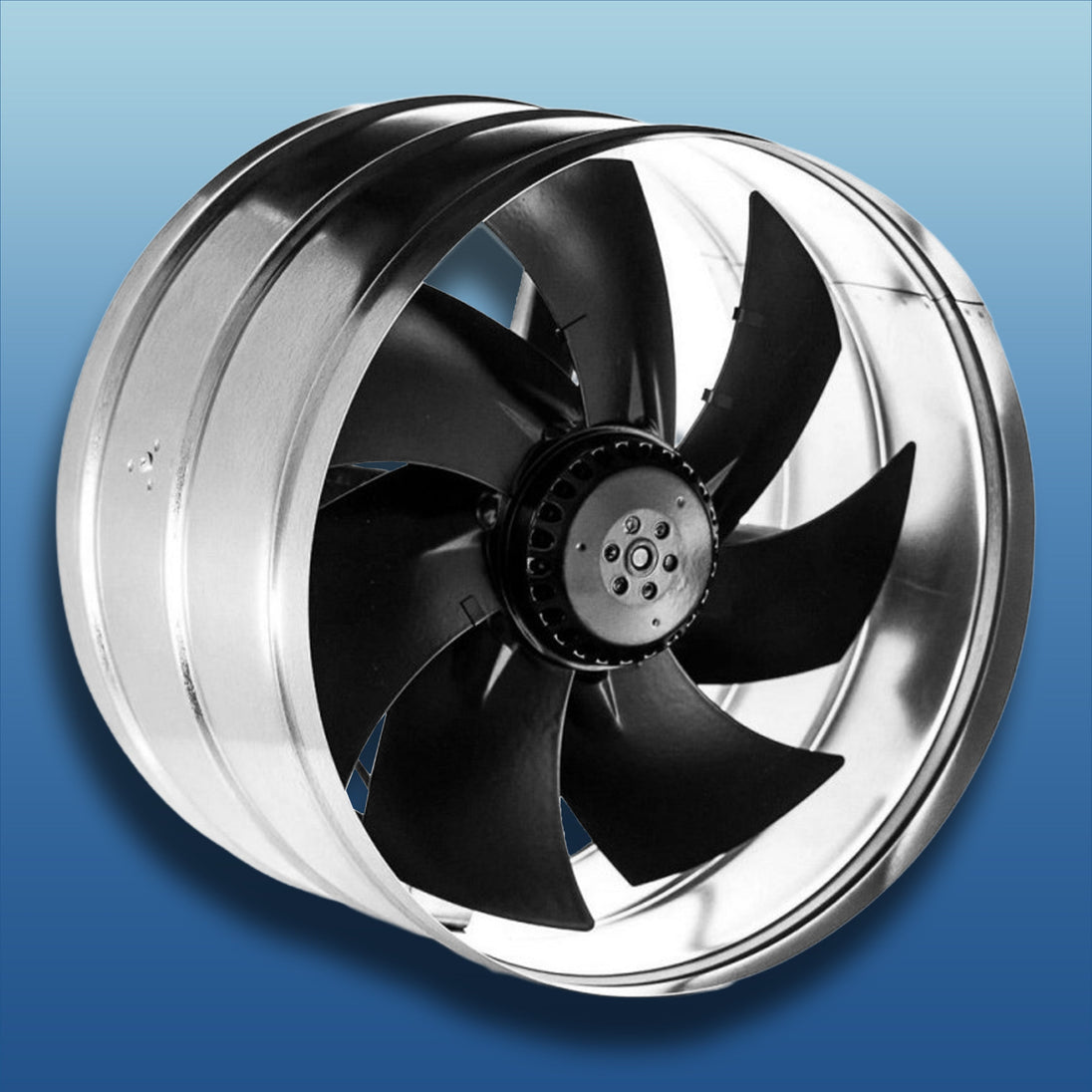 K-TECH-PRO Warmluftbeständiger Rohrventilator KVBO Edelstahl K327