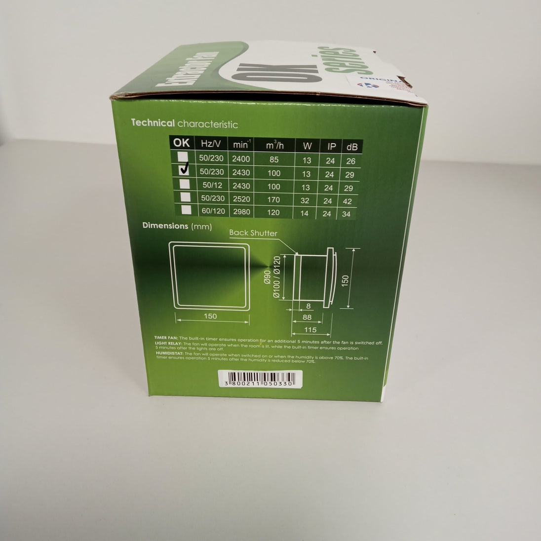MMotors Bad Ventilator OK Ø 100 K444