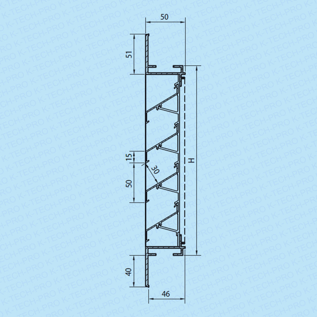 RENSON Wetterschutzgitter 481 einliegend KLAM481