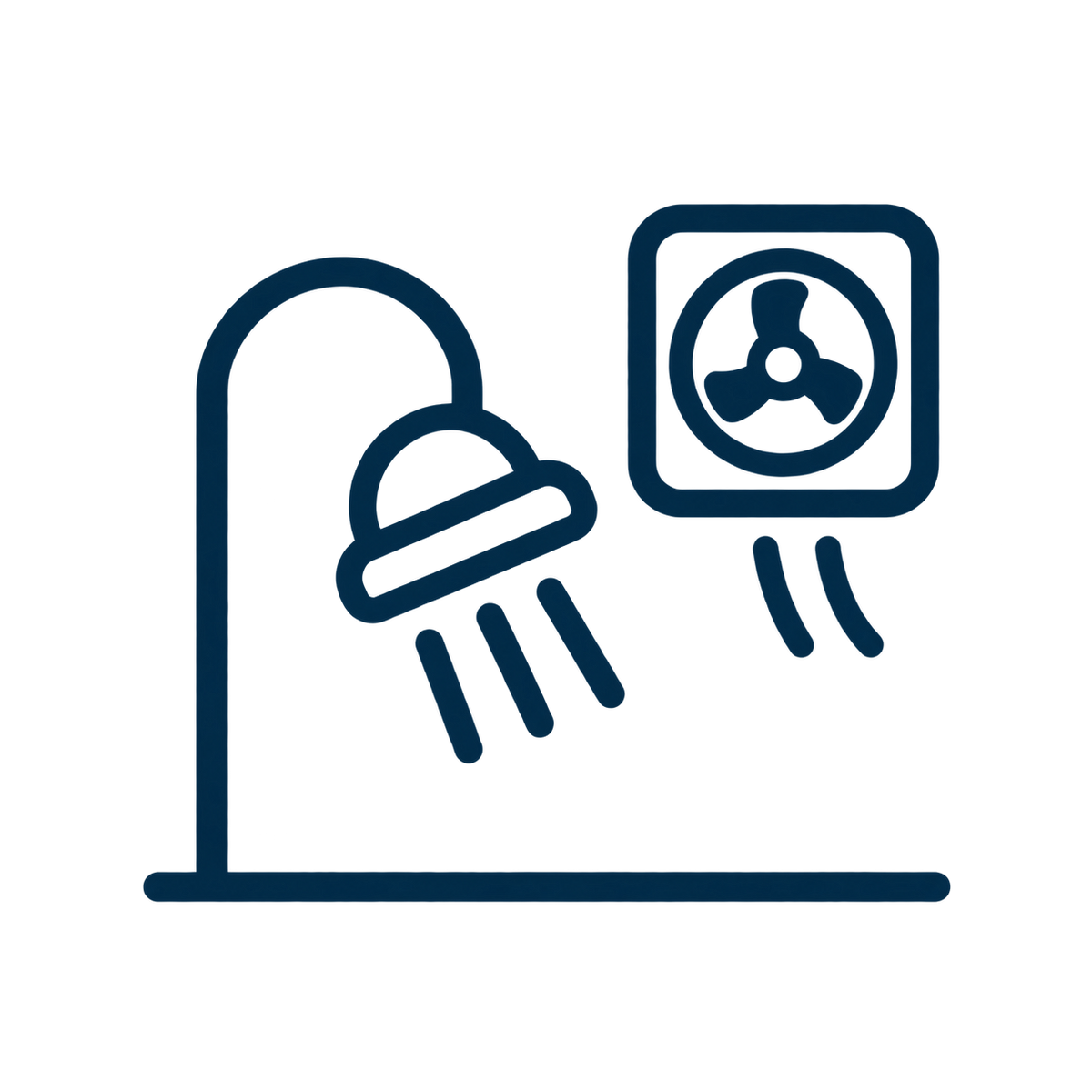 Symbol Badentlüftung